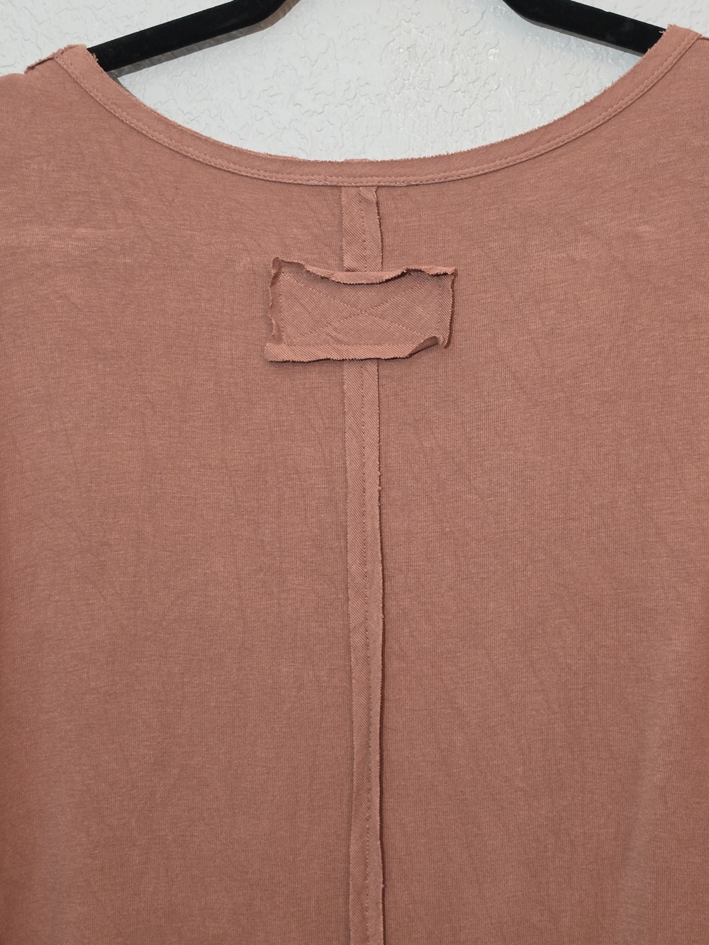Pink Lily Relaxed Scoop Neck Short Sleeve Top in Dusty Rose Womens Medium - Picture 5 of 6